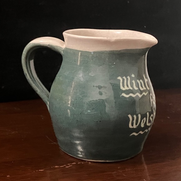Vintage/Antique "Mint Sauce for Welsh Lamb" Ceramic Creamer / Mini Pitcher - Picture 3 of 12